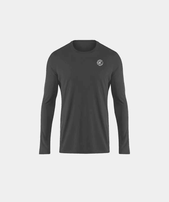 E-FIT LONGSLEEVE TOP — BLACK